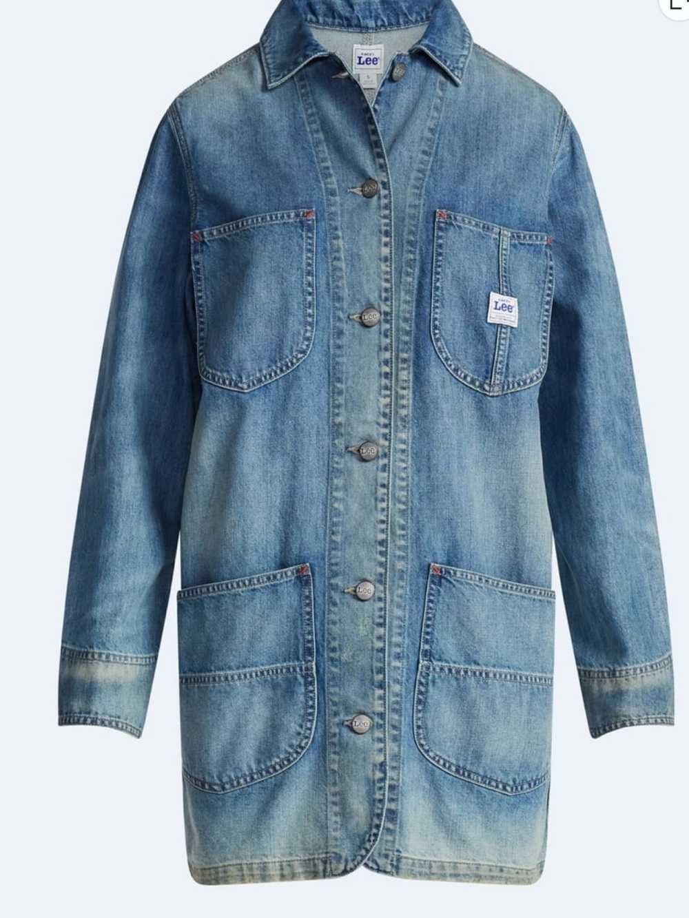 NWT Kacey Lee Denim Chore Dress